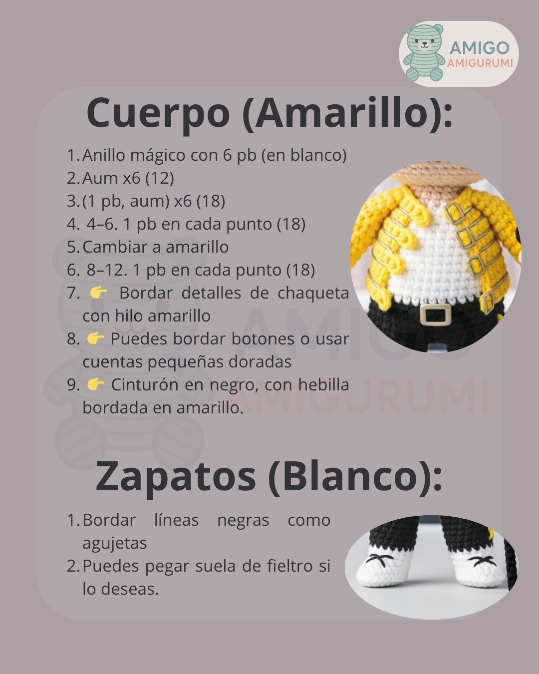 Patrón de Amigurumi de Freddie Mercury: Crea tu Ícono Musical a Crochet