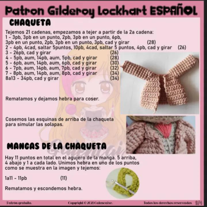 Patrón de Amigurumi de Gilderoy Lockhart para Tejedores Expertos