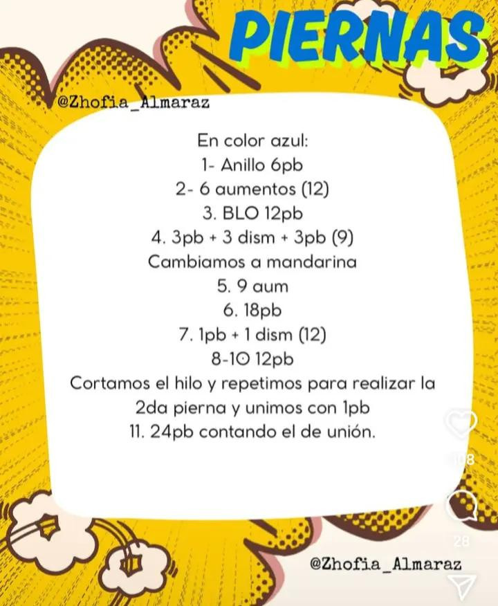 Patrón de amigurumi de Goku gratis para los fanáticos del crochet