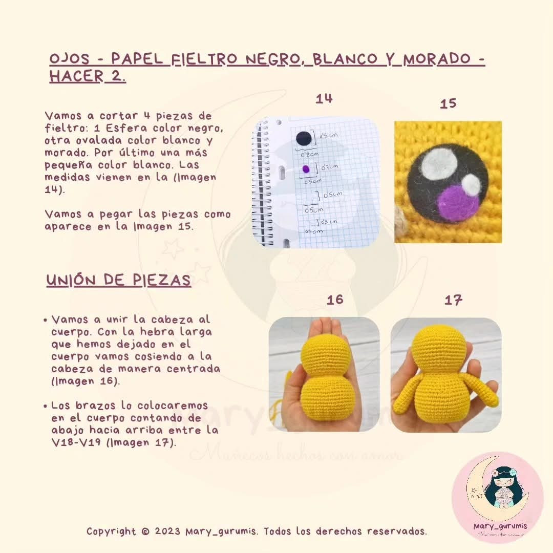 Patrón de Amigurumi de Psyduck: ¡Descárgalo y empieza a tejer ya!