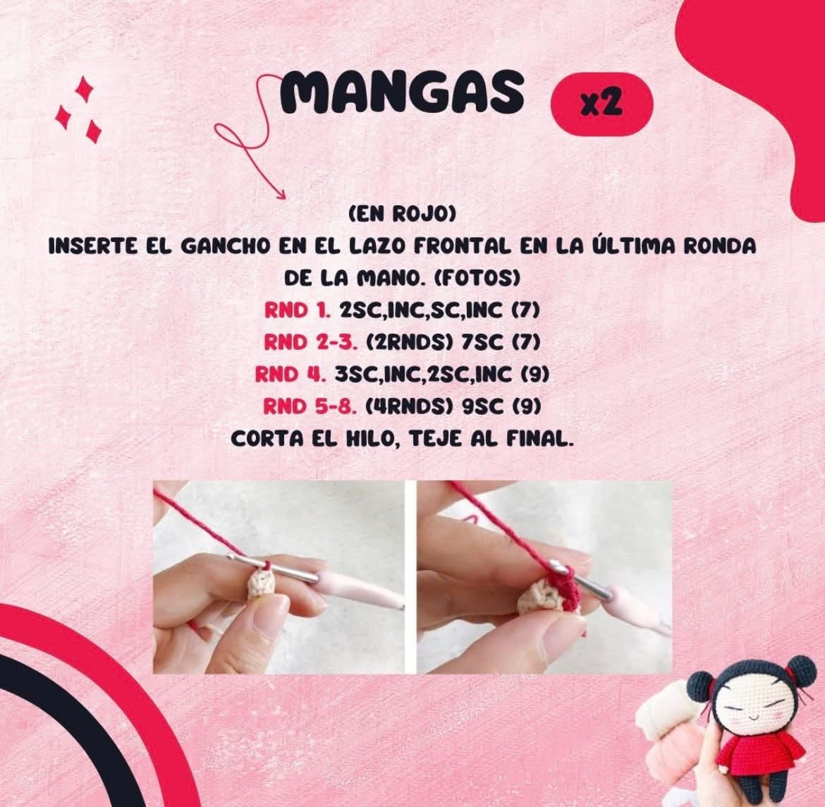 Patrón de Amigurumi de Pucca: ¡Crea tu Muñeca de Crochet!