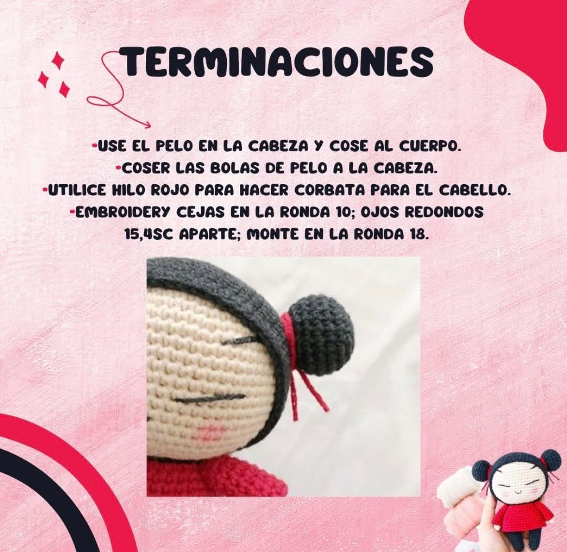 Patrón de Amigurumi de Pucca: ¡Crea tu Muñeca de Crochet!