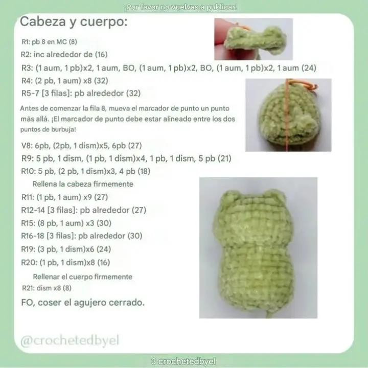 Patrón de amigurumi de ranas adorables: ¡Crea tu propio dúo!