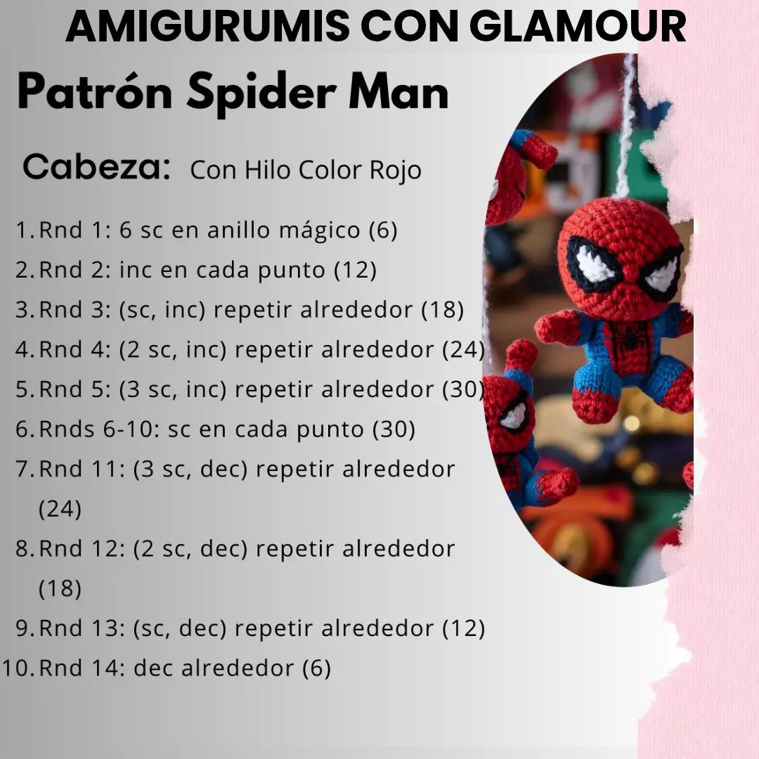 Patrón de Amigurumi de Spider-Man: Guía Completa para Tejedores