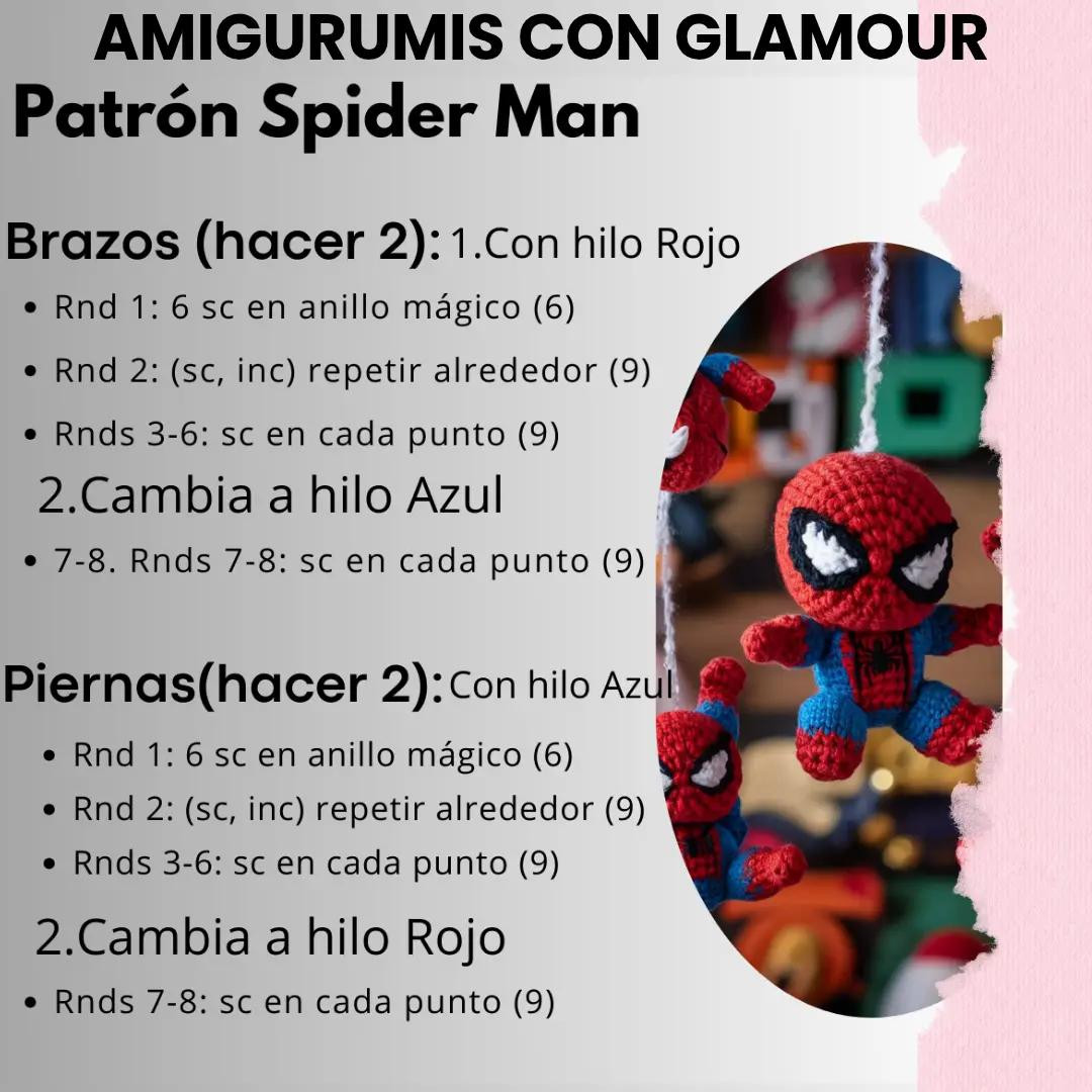 Patrón de Amigurumi de Spider-Man: Guía Completa para Tejedores