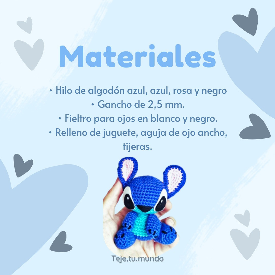 Patrón de Amigurumi de Stitch para Tejedores Expertos