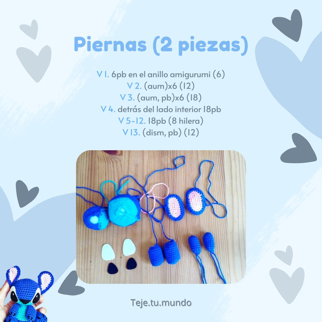 Patrón de Amigurumi de Stitch para Tejedores Expertos