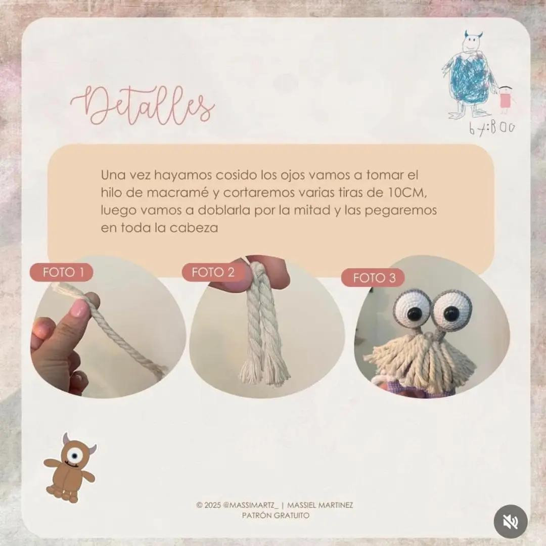 Patrón de amigurumi: Disfraz de Boo con detalles adorables