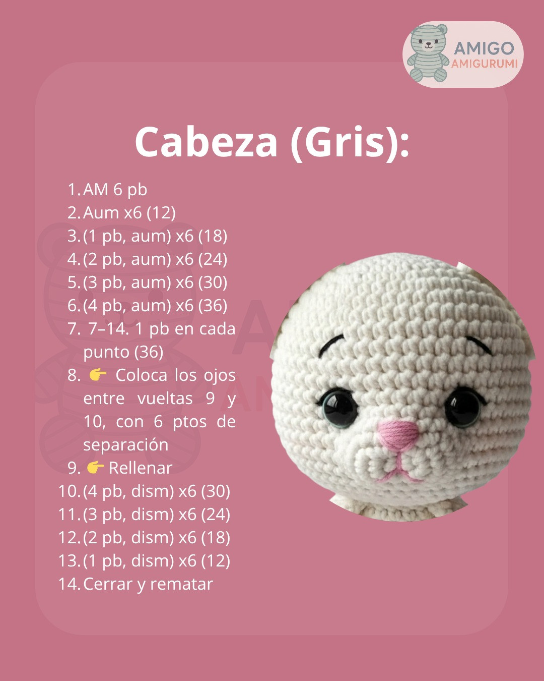 Patrón de Amigurumi: Gatito Tierno para Tejedores Creativos