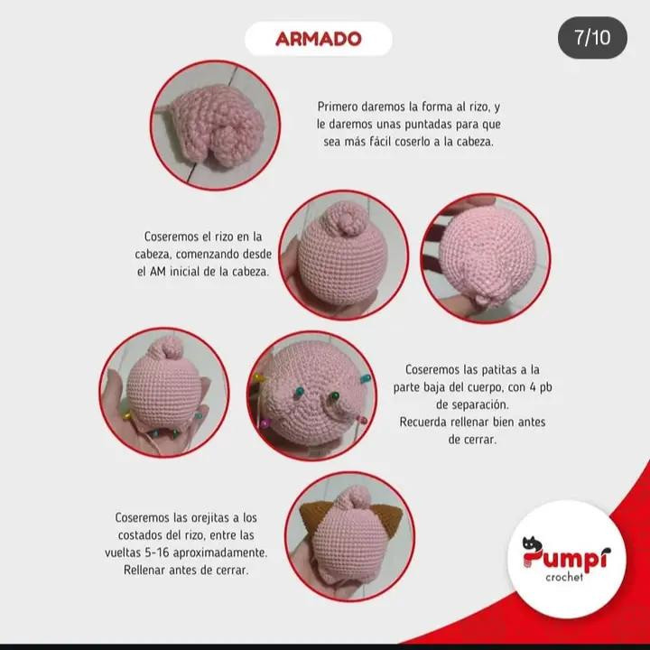 Patrón de Amigurumi Gratis: Crea un Cleffa Adorable