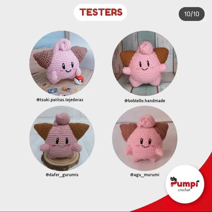 Patrón de Amigurumi Gratis: Crea un Cleffa Adorable
