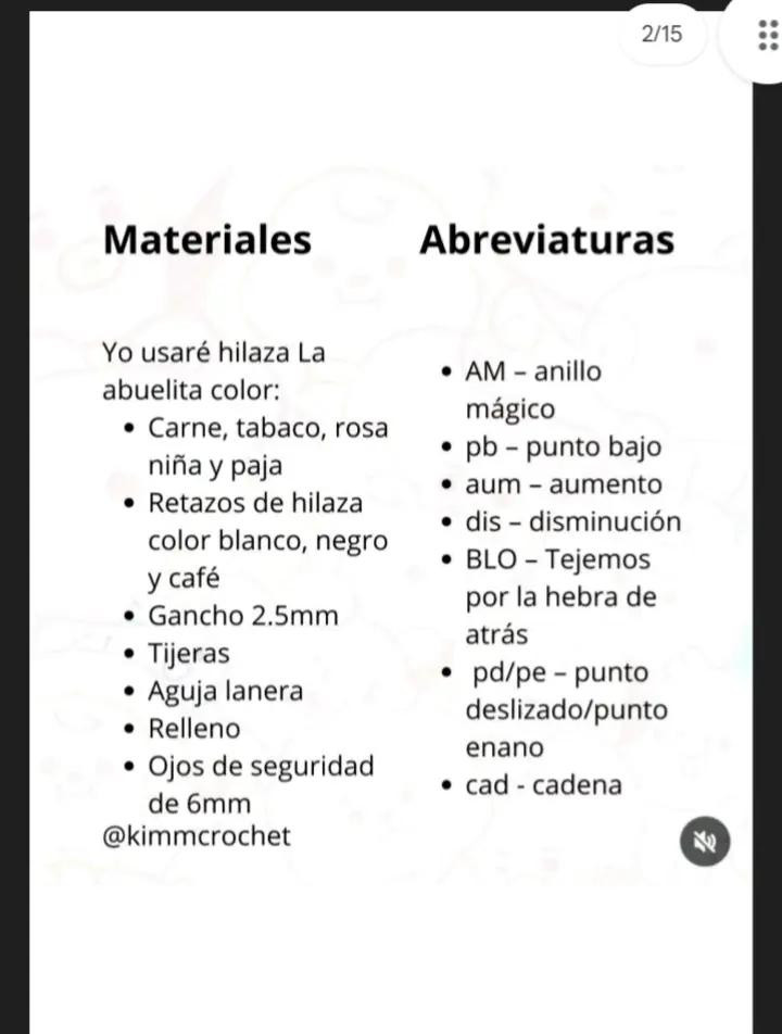 Patrón de amigurumi gratis: muñeco de crochet con orejas de conejo.