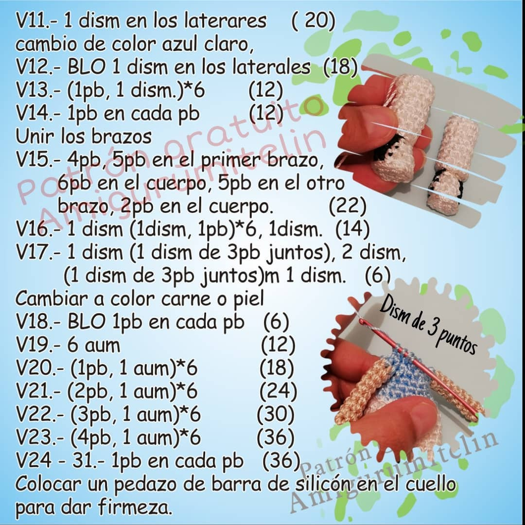 Patrón de Amigurumi Gratis para Crear a J-Hope de BTS