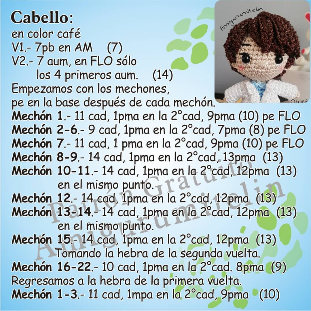 Patrón de Amigurumi Gratis para Crear a J-Hope de BTS