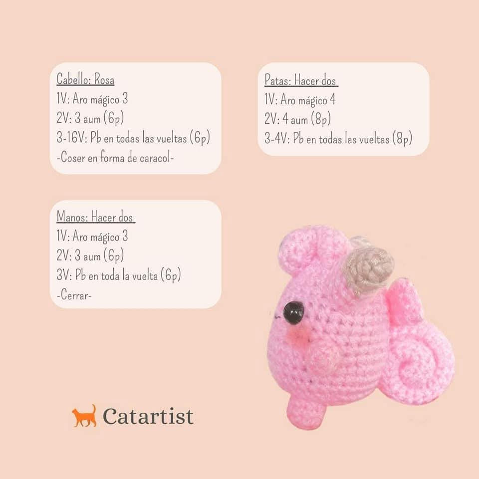 Patrón de Amigurumi Gratis para Hacer un Clefairy Adorable