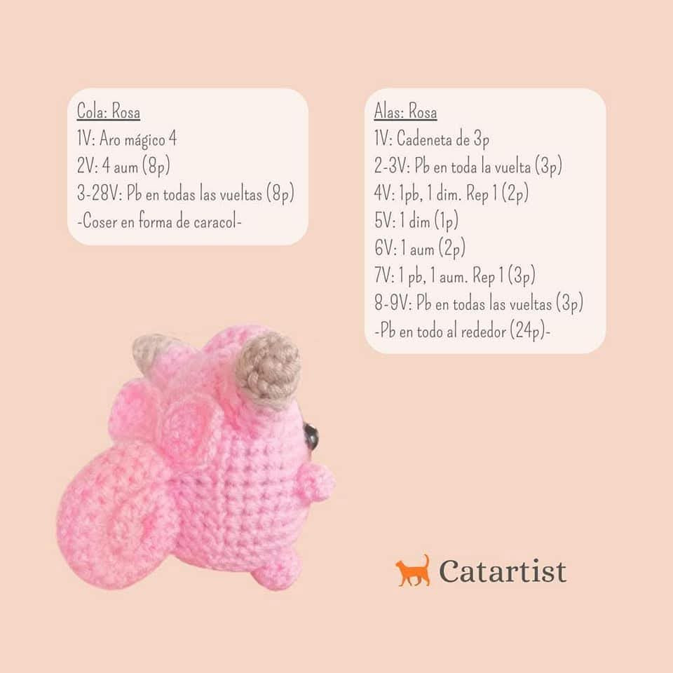 Patrón de Amigurumi Gratis para Hacer un Clefairy Adorable