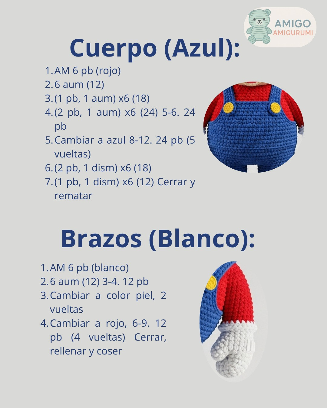 Patrón de amigurumi inspirado en Mario Bros, ideal para fans del crochet.