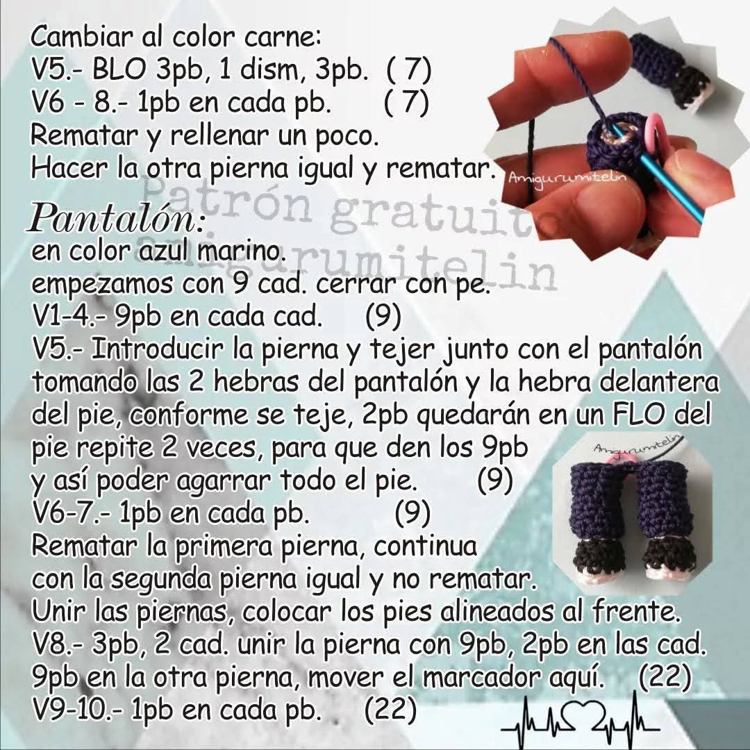 Patrón de Amigurumi Inspirado en Uniforme Escolar de Jungkook de BTS