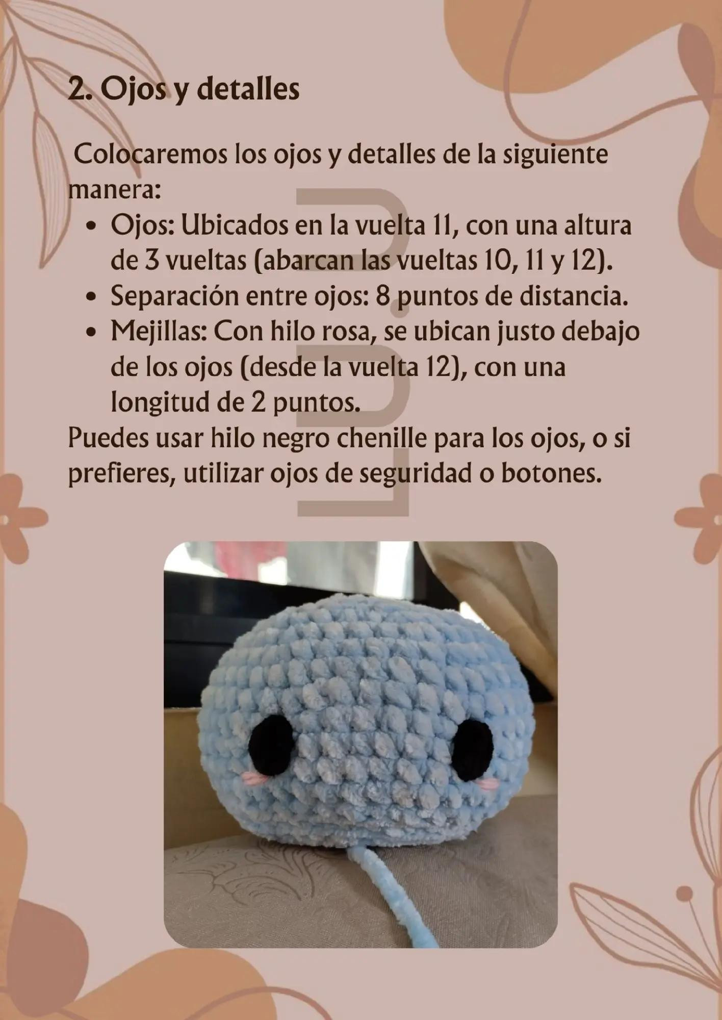 Patrón de Amigurumi: Medusa Azul Suave para Principiantes