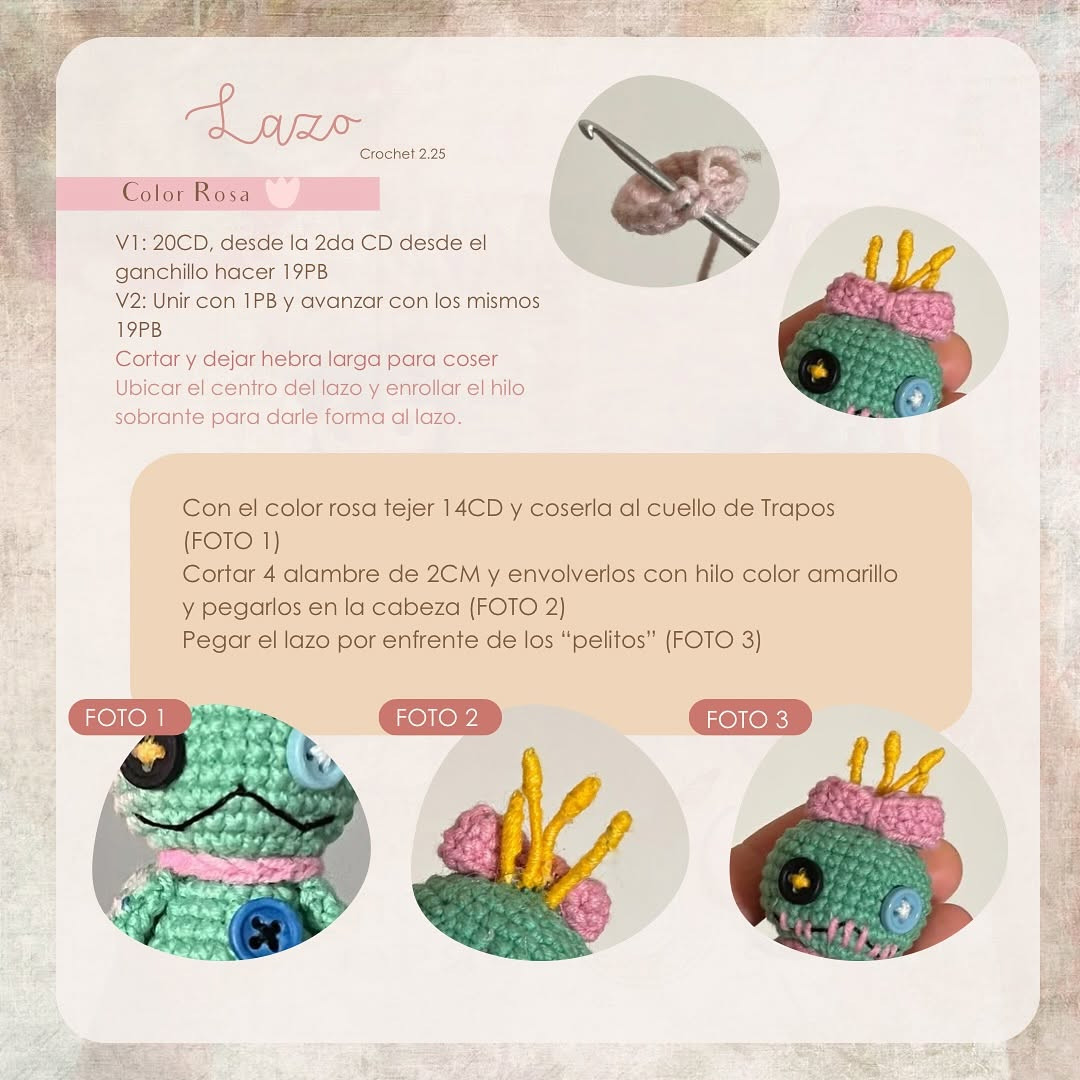 Patrón de Amigurumi: Muñeca con Vestido Rojo y Muñeco Verde
