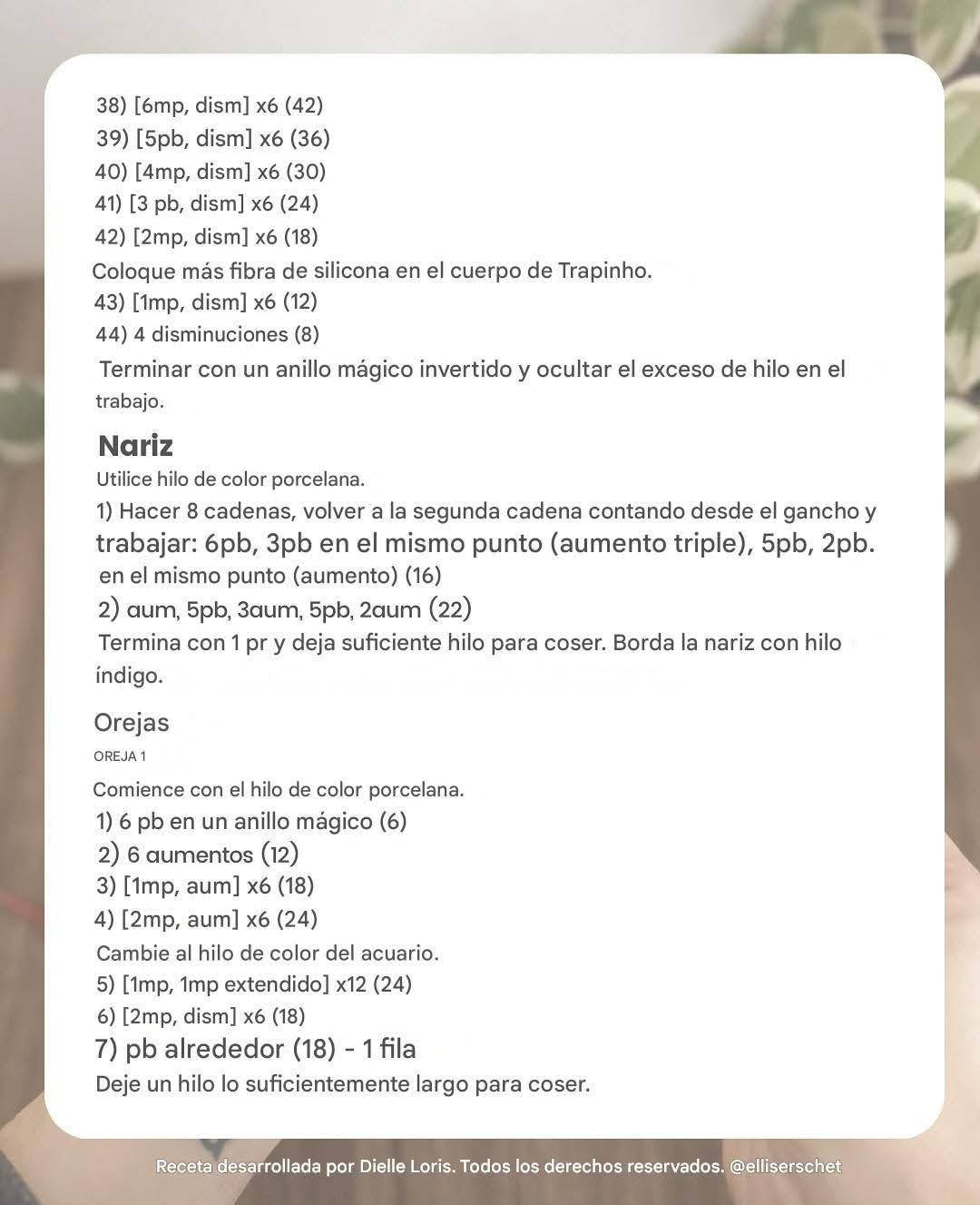 Patrón de Amigurumi: Oso de Trapo con Receta Gratuita