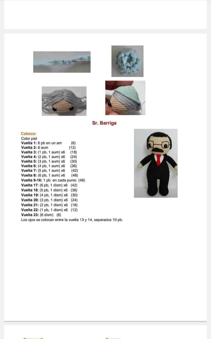Patrón de Amigurumi: Personajes del Chavo del Ocho con Instrucciones Detalladas