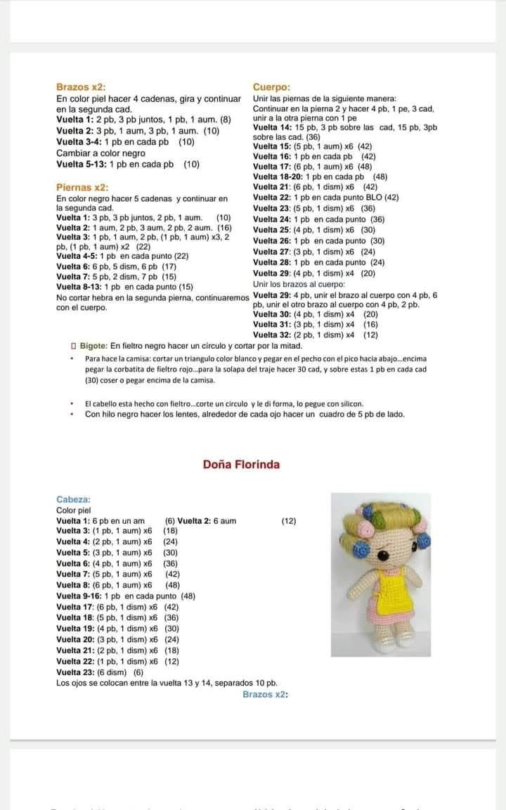 Patrón de Amigurumi: Personajes del Chavo del Ocho con Instrucciones Detalladas