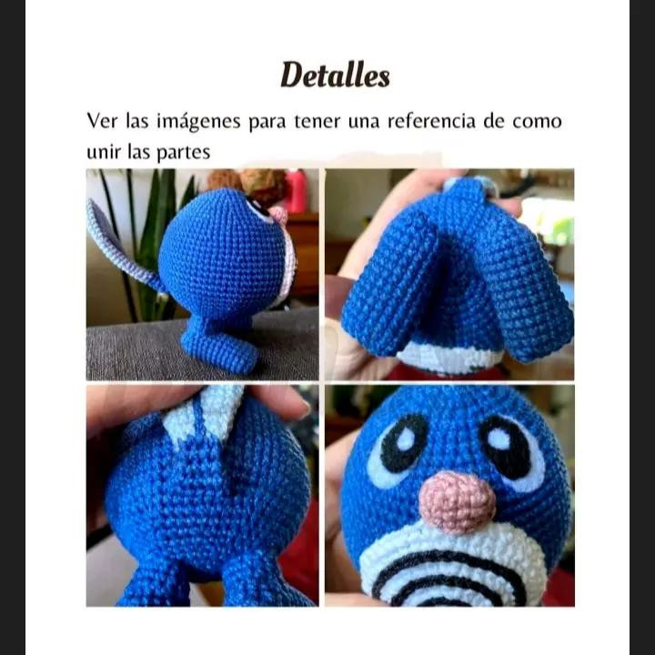 Patrón de Amigurumi: Poliwag Adorable para Tejer en Casa