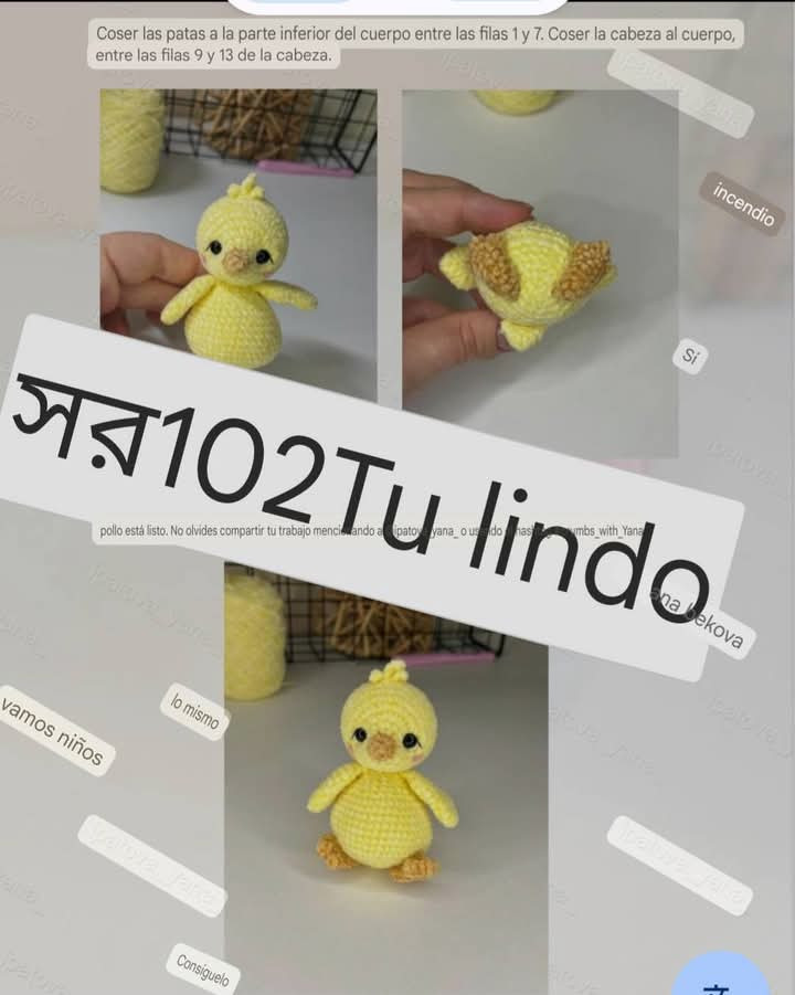 Patrón de Amigurumi: Pollitos en Huevos Sorpresa