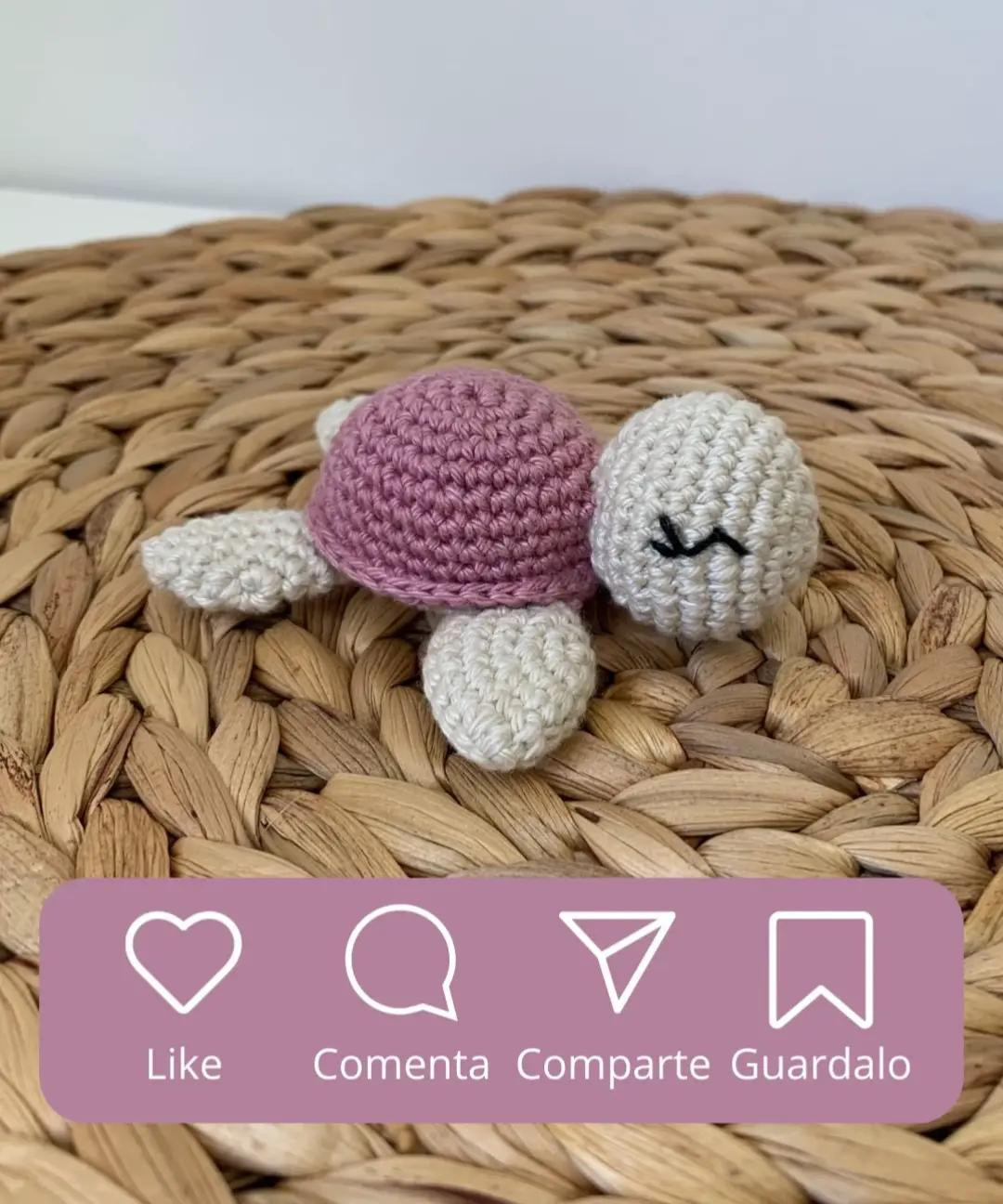 Patrón de Amigurumi: Tortuga Marina Maya Gratis para Tejedores