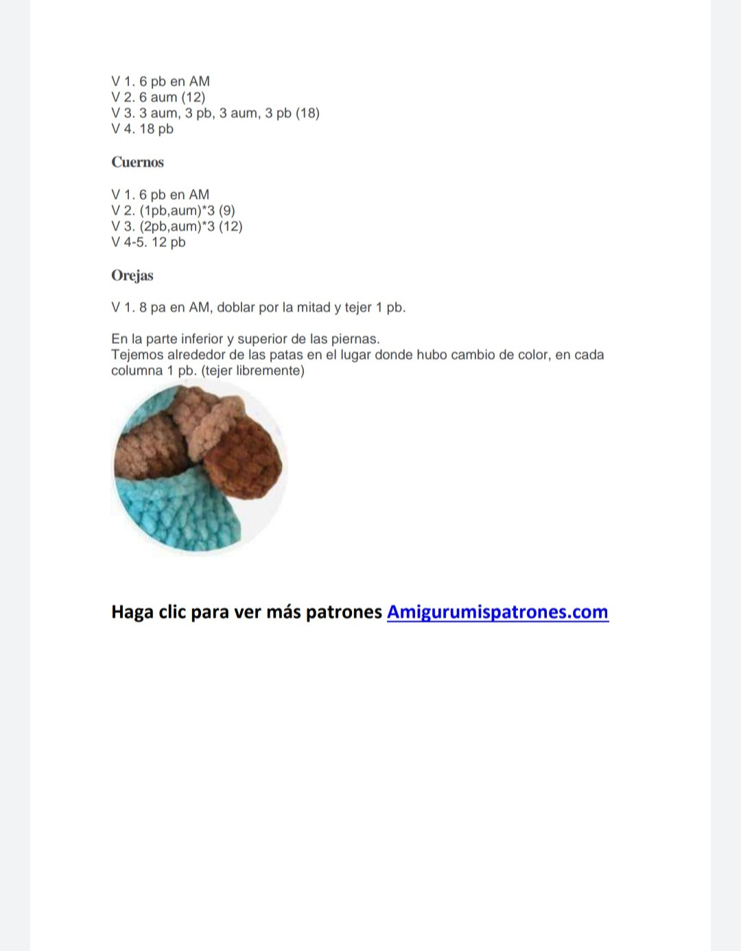 Patrón de Amigurumi Vaca de Peluche: Descarga el PDF Gratis