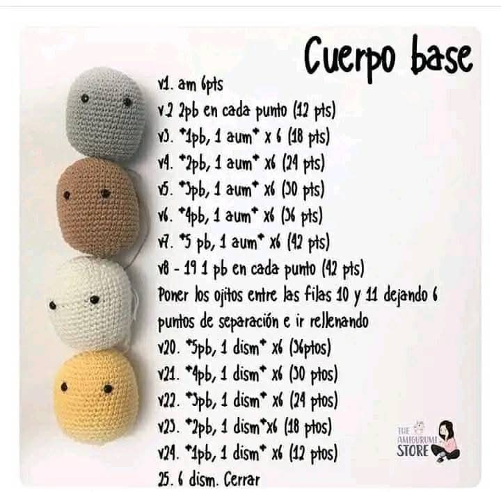 Patrón de Amigurumis: Crea Adorables Mini Animales de 6 cm