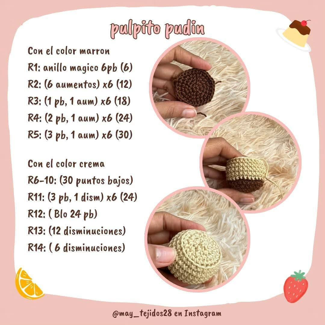 Patrón de amigurumis de pulpos tiernos y coloridos para principiantes
