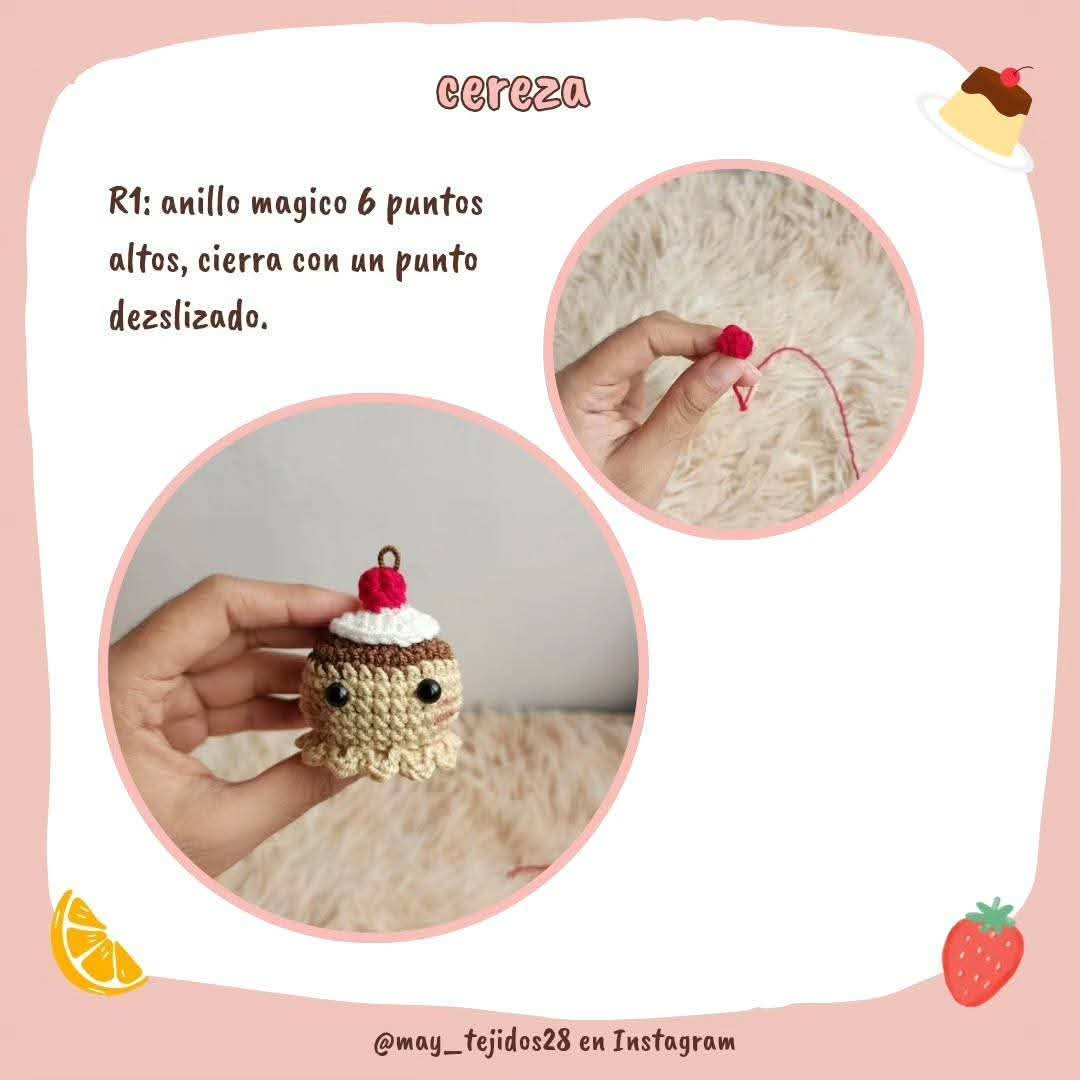 Patrón de amigurumis de pulpos tiernos y coloridos para principiantes