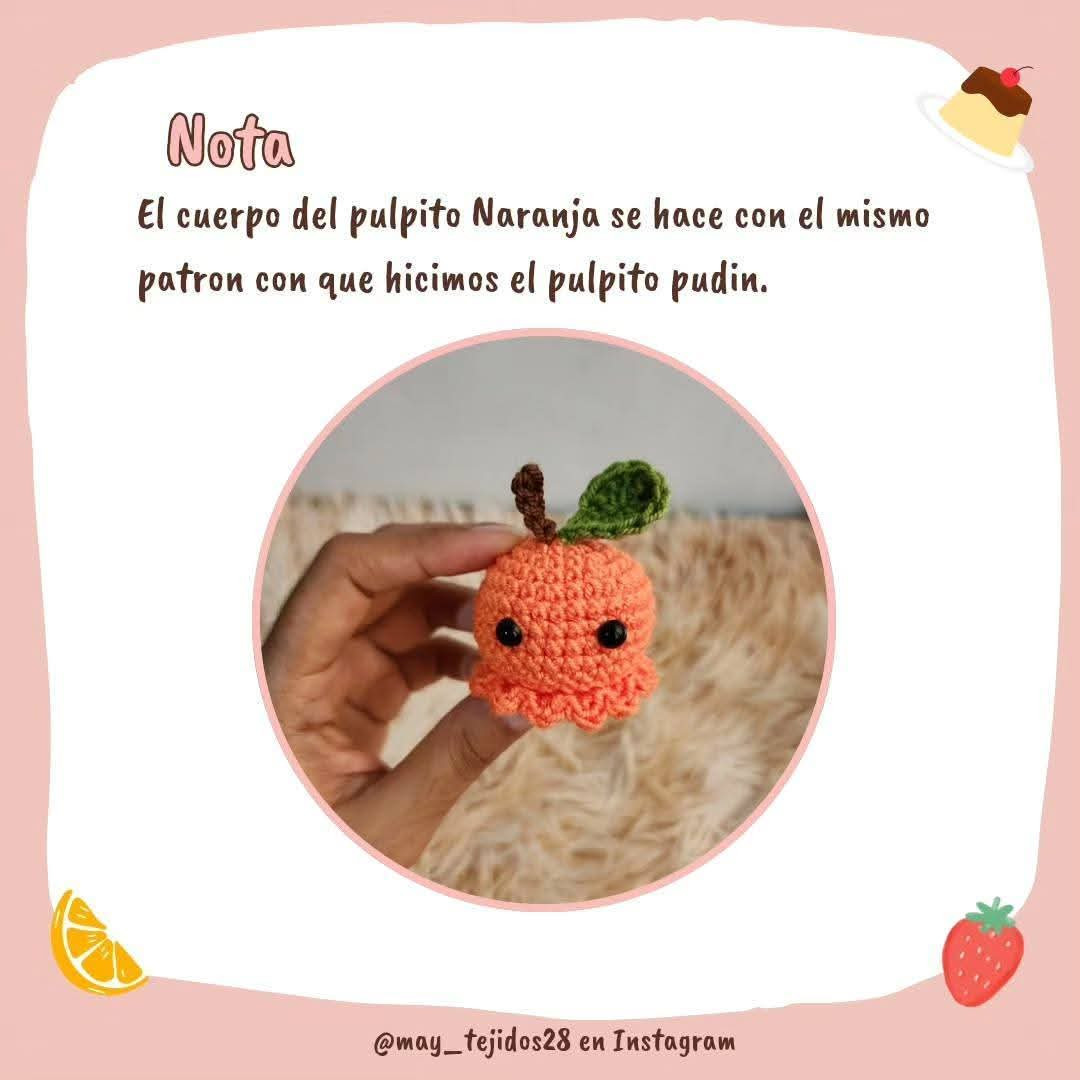 Patrón de amigurumis de pulpos tiernos y coloridos para principiantes