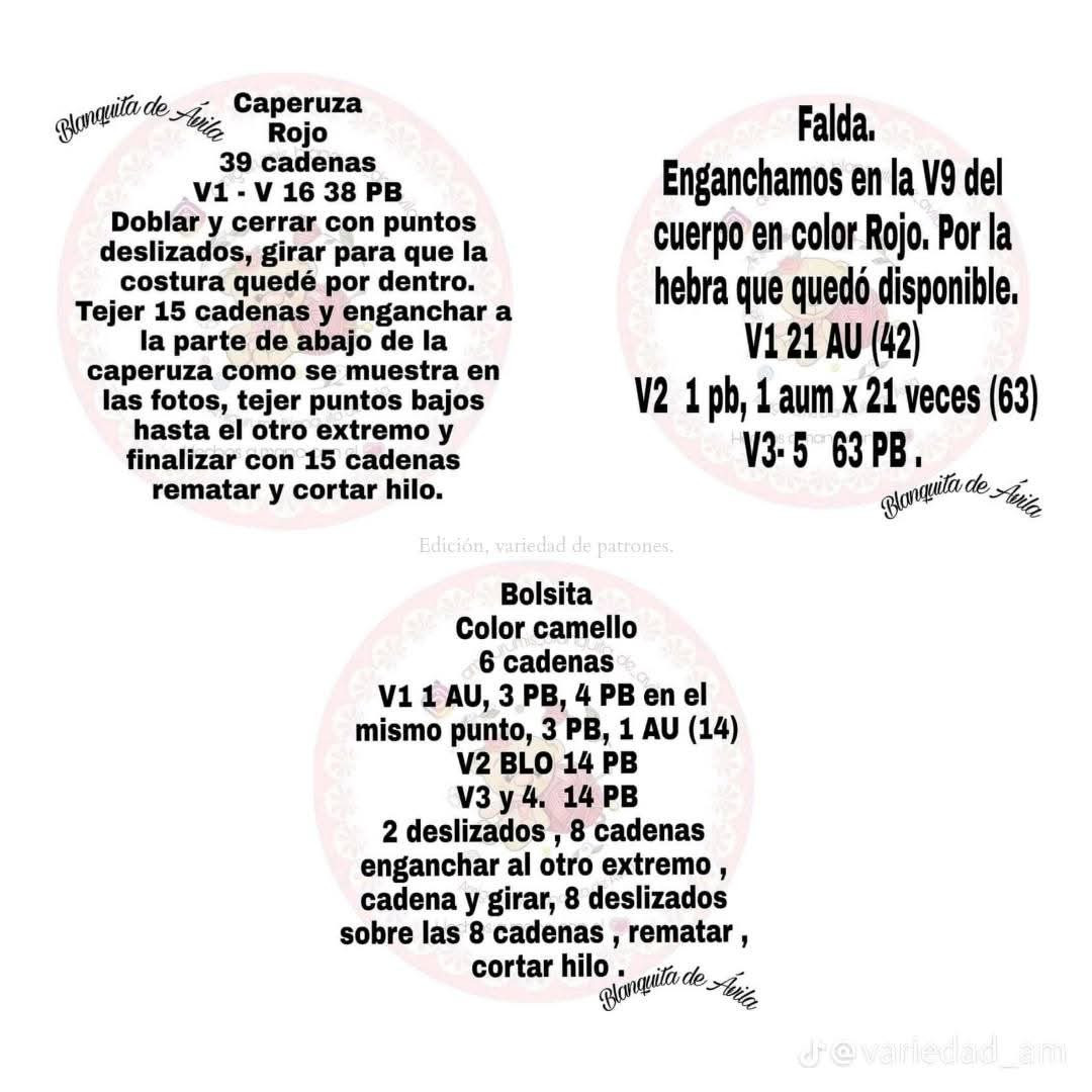 Patrón de Caperucita Roja en Amigurumi: Guía Fácil y Gratuita