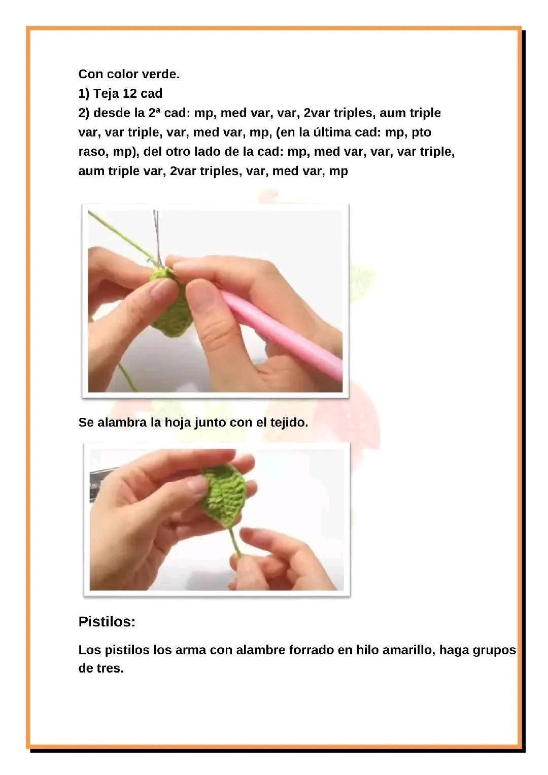 Patrón de Columpio de Flores de Ganchillo Gratis y Creativo