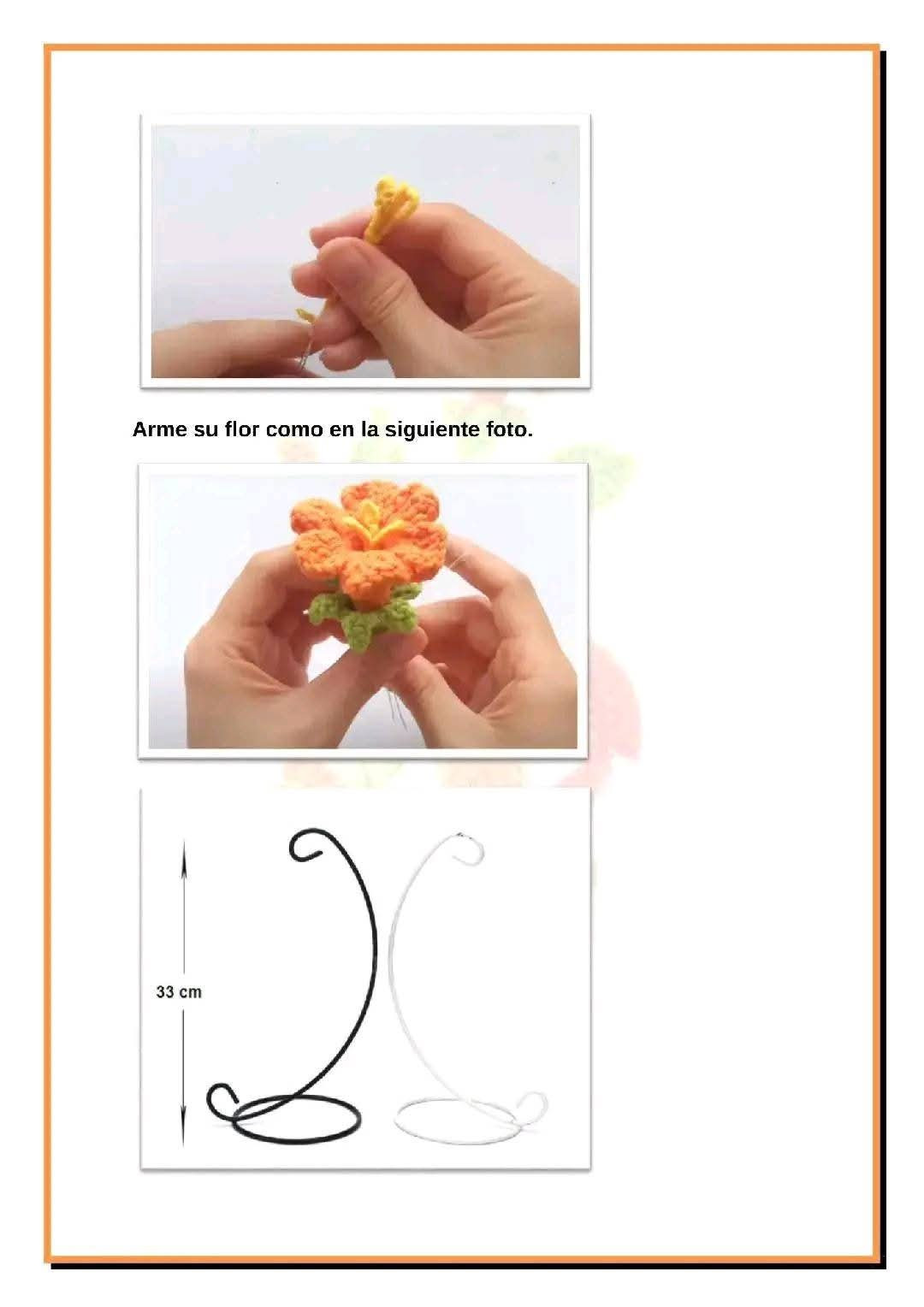 Patrón de Columpio de Flores de Ganchillo Gratis y Creativo