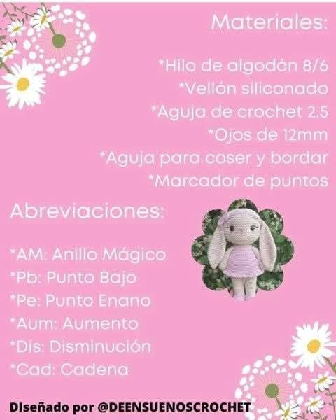 Patrón de conejo amigurumi adorable para tejedores creativos