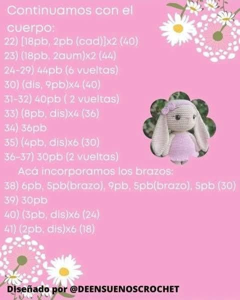 Patrón de conejo amigurumi adorable para tejedores creativos