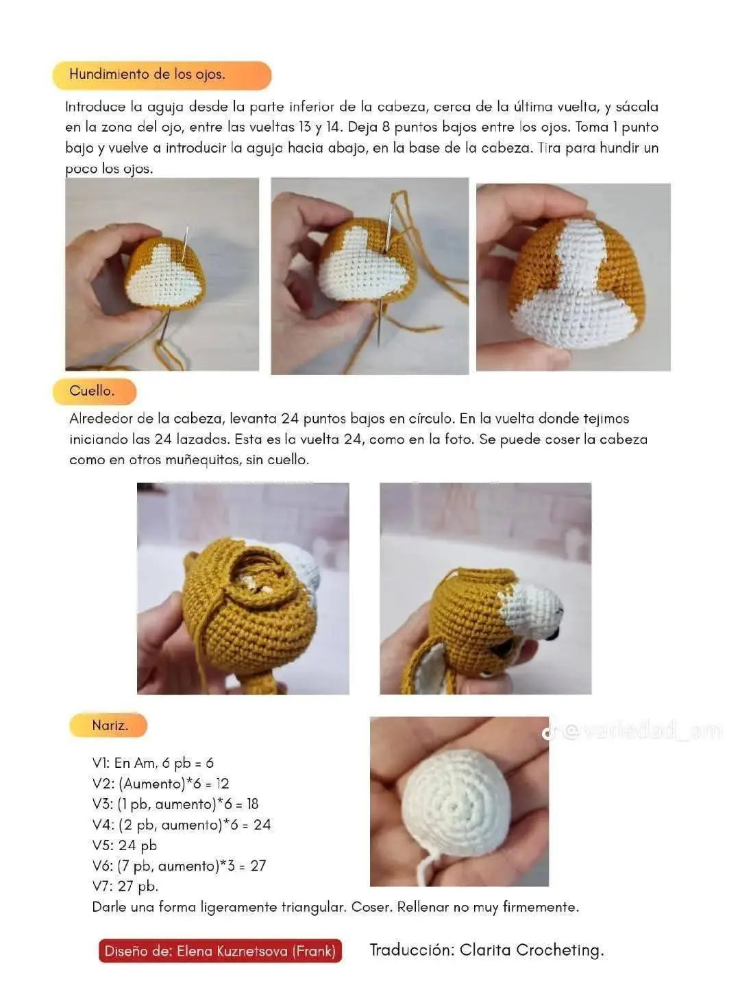 ¡Patrón de Corgi de Amigurumi: Crea tu propio amigo de lana!