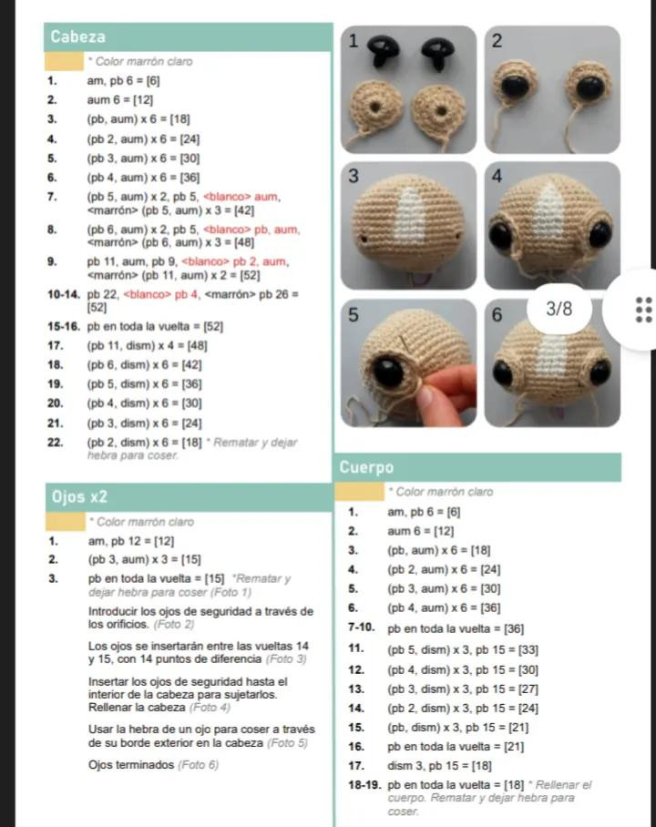 Patrón de crochet amigurumi para crear un perro chihuahua adorable