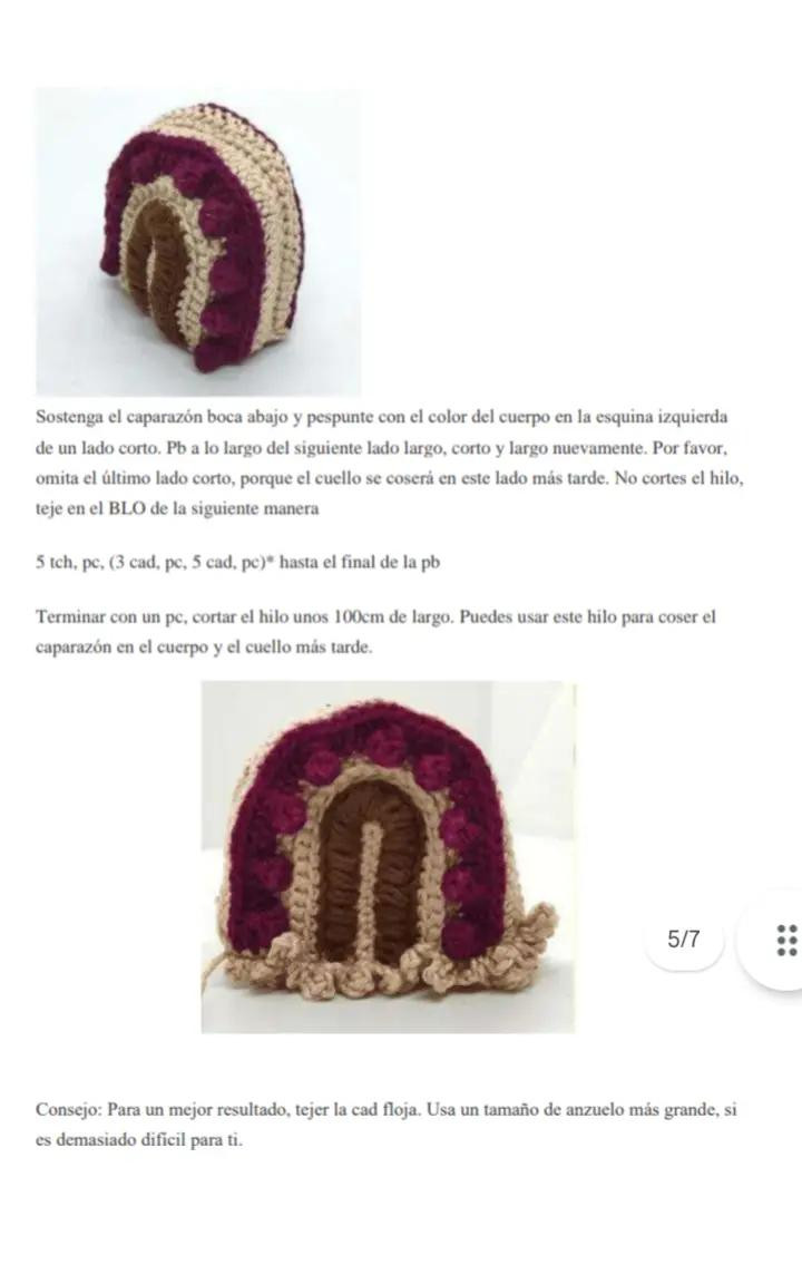 "Patrón de crochet: Caracol Amigurumi encantador para decorar tu hogar"