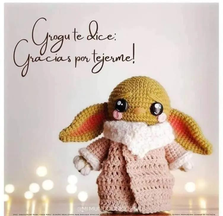 Patrón de Crochet de Grogu: Guía Completa para Amigurumi Adorable