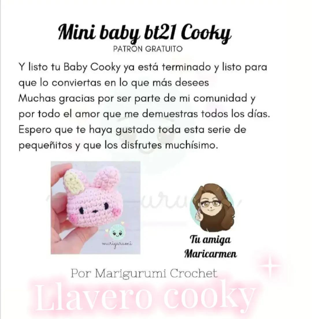 Patrón de crochet de un adorable conejo rosado amigurumi