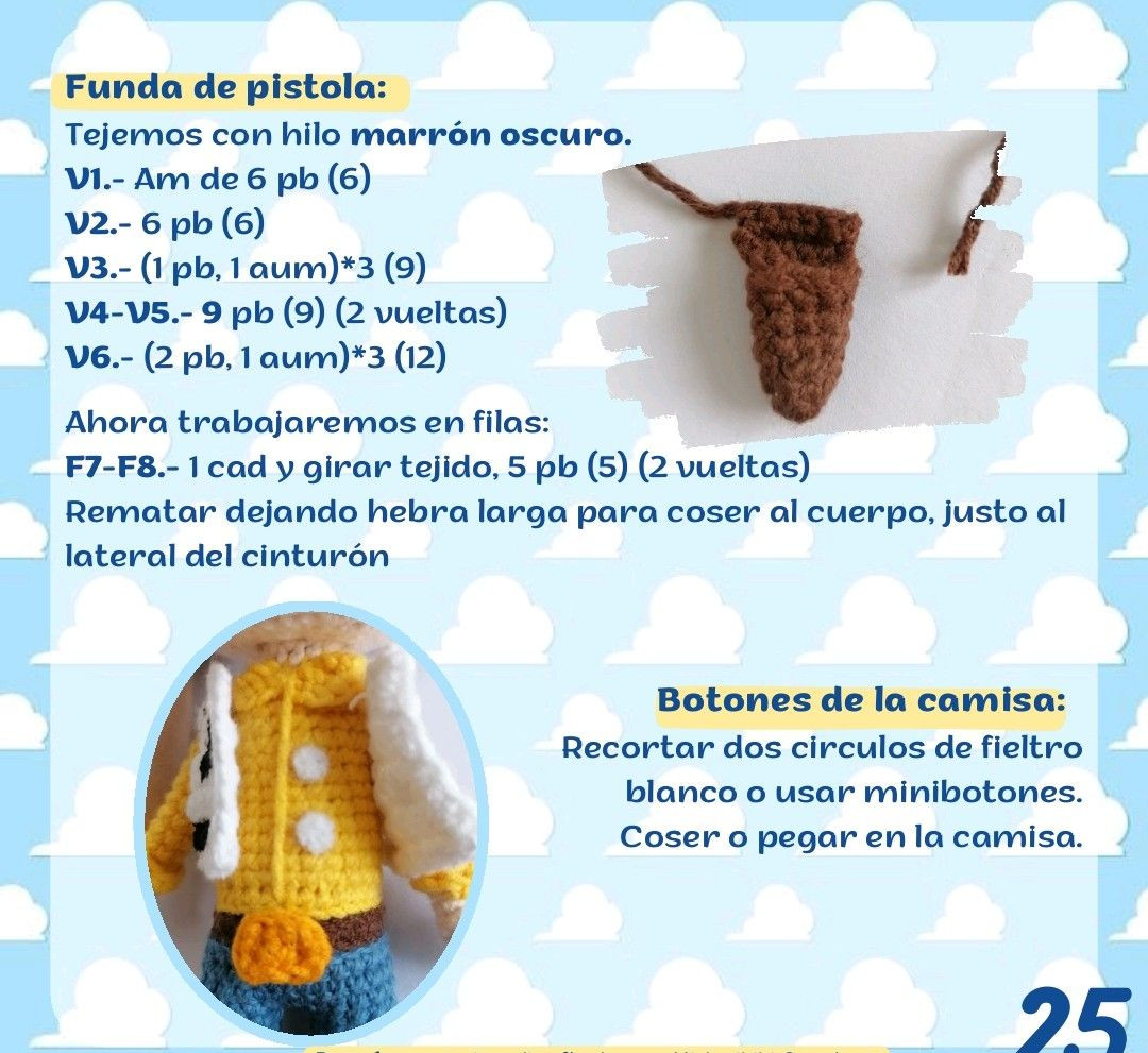 Patrón de Crochet de Woody: Guía Completa y Gratuita para Principiantes