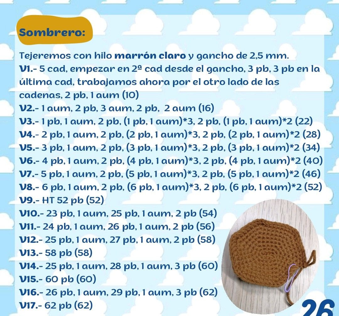 Patrón de Crochet de Woody: Guía Completa y Gratuita para Principiantes