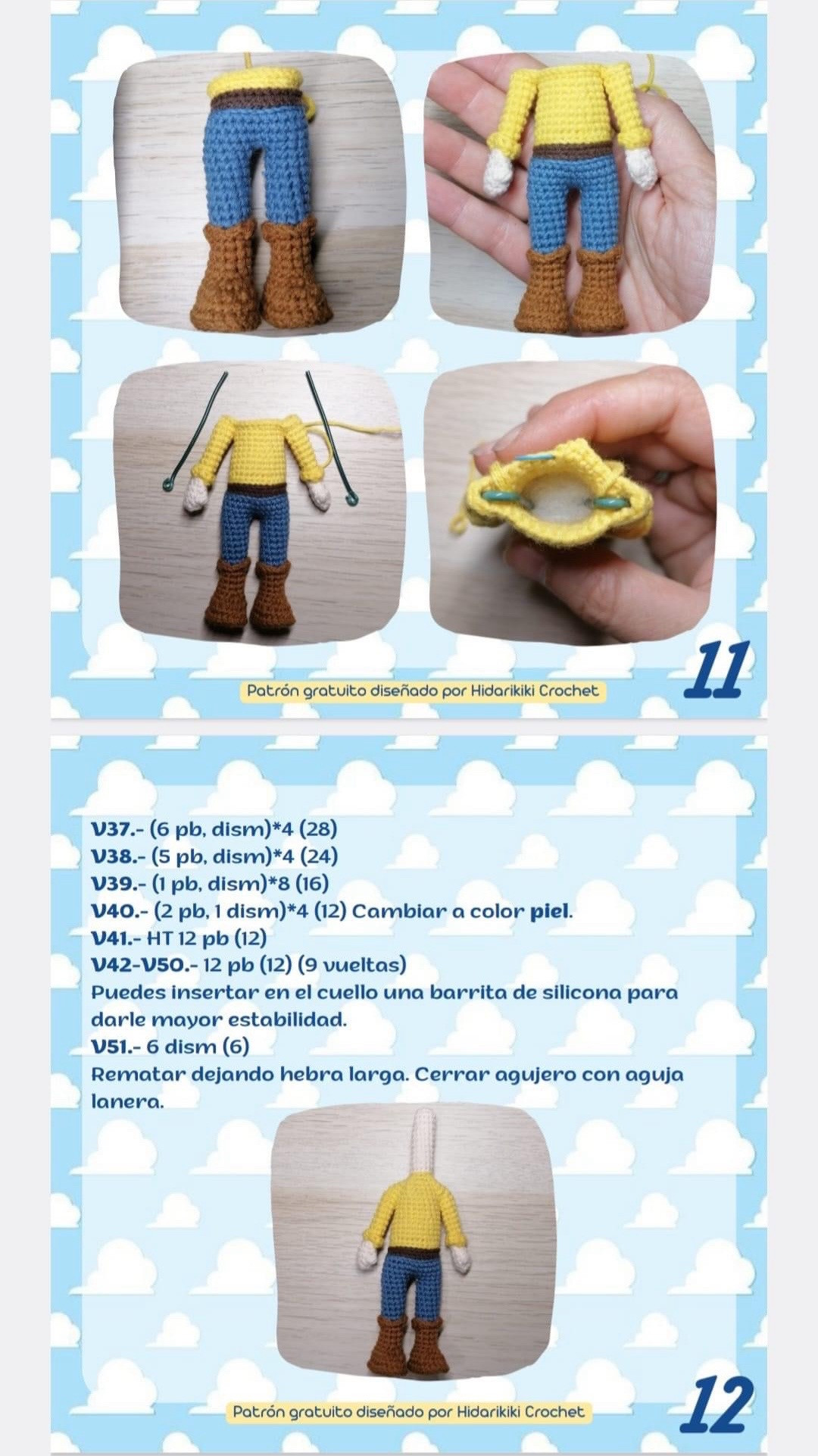 Patrón de Crochet de Woody: Guía Completa y Gratuita para Principiantes