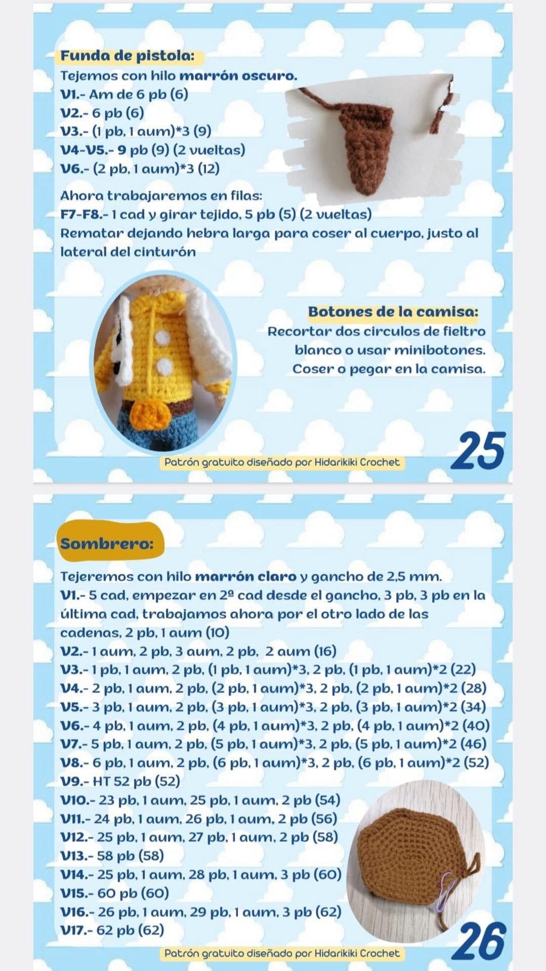Patrón de Crochet de Woody: Guía Completa y Gratuita para Principiantes