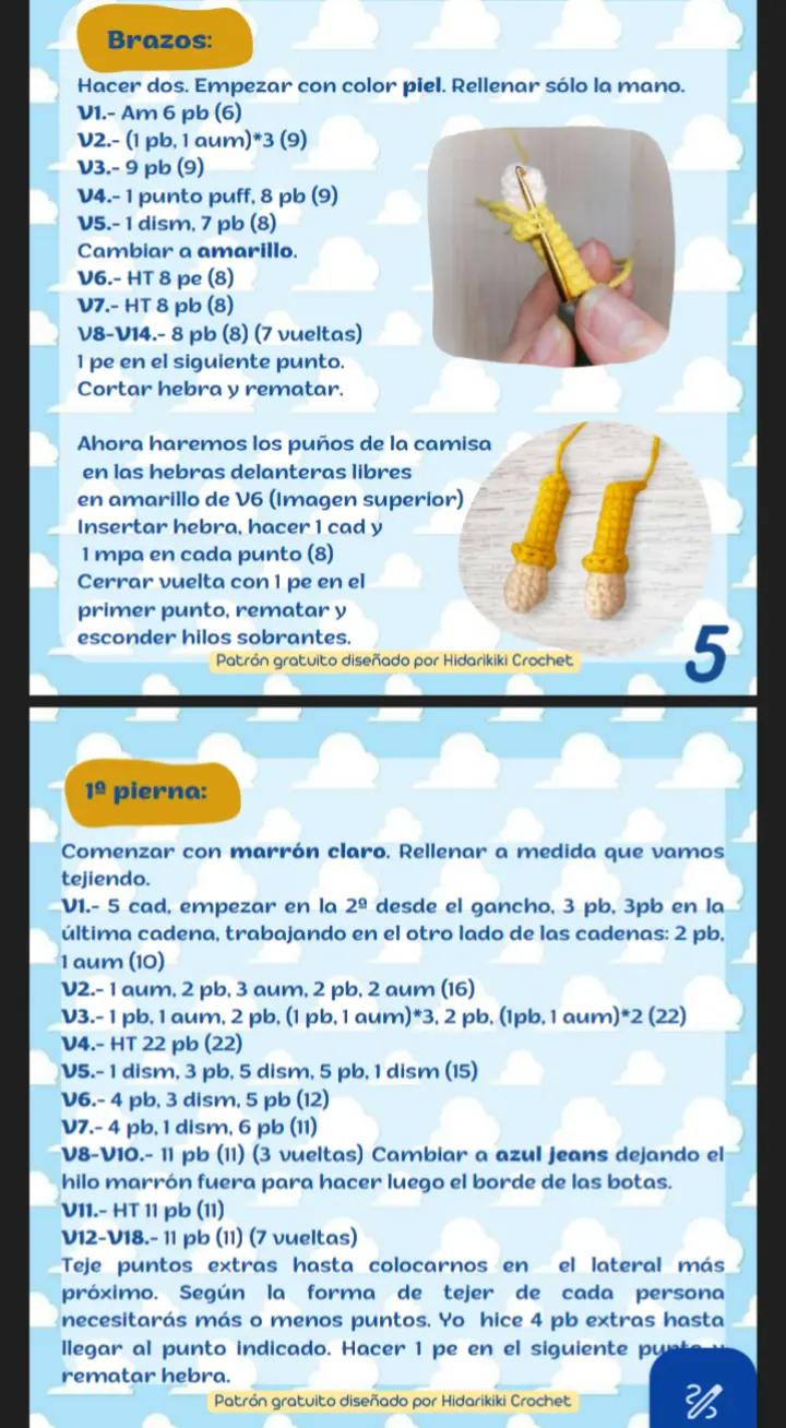 Patrón de Crochet de Woody: Guía Completa y Gratuita para Principiantes